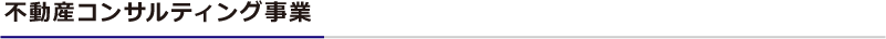 不動産コンサルティング事業